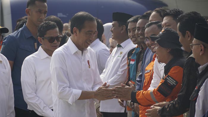 Presiden Jokowi Lepas Bantuan Dompet Dhuafa untuk Palestina
