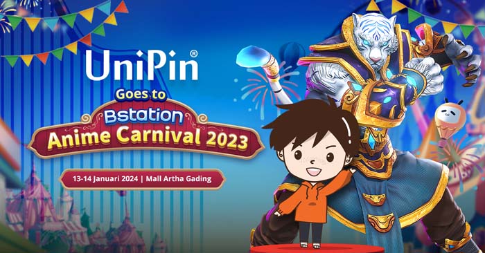 Antusiasme Tinggi! UniPin Siap Meriahkan Gelaran Perdana Bstation Anime Carnival