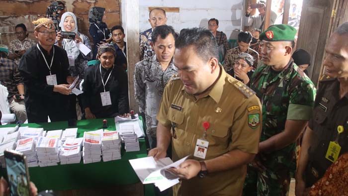 Simulasi Pemantapan Pemungutan dan Penghitungan Suara Pemilu 2024 di Kabupaten Blora