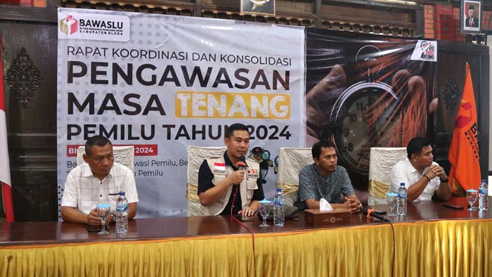 Bawaslu Blora Gelar Rapat Koordinasi dan Konsolidasi untuk Awasi Masa Tenang Pemilu 2024