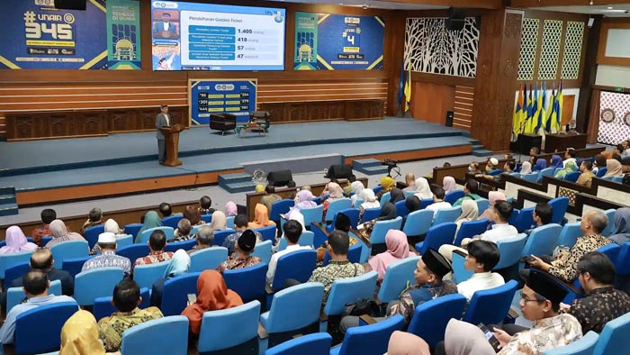 Rektor UNAIR Umumkan Calon Penerima Golden Ticket untuk Masuk Universitas Airlangga