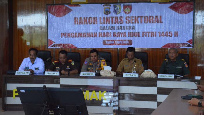 Polres Demak Gelar Rapat Koordinasi untuk Persiapan Pengamanan Idul Fitri
