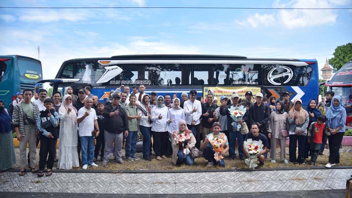 Pemudik Gratis Tiba di Kebumen, Disambut Hangat oleh Pemerintah Daerah