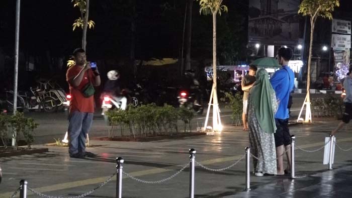 Kota Kebumen Diserbu Pemudik, Alun-alun Jadi Daya Tarik Utama