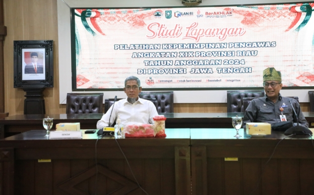 Pemprov Riau Studi Lapangan ke Jateng Pelajari Pelayanan Publik 