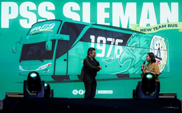 PSS Sleman Perkenalkan Tampilan Terbaru Bus