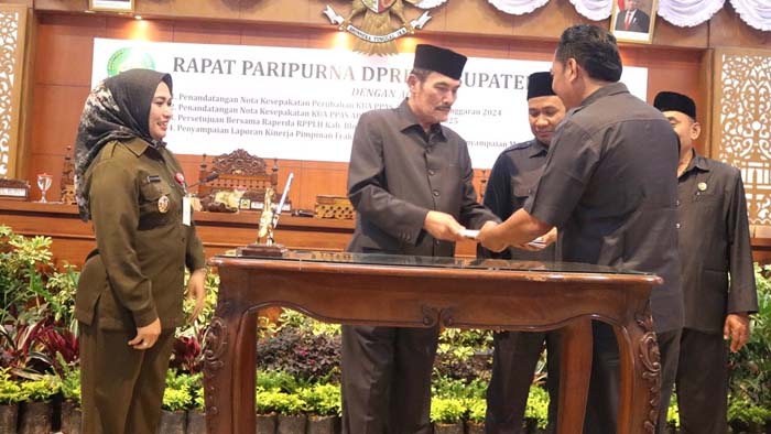 DPRD Blora Gelar Rapat Paripurna, Tanda Tangani Nota Kesepakatan Perubahan APBD 2024 dan KUA-PPAS 2025