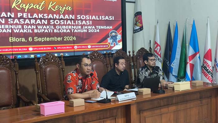 KPU Blora Gelar Rapat Kerja Sosialisasi Pemilihan 2024, Fokus Pada Partisipasi Masyarakat