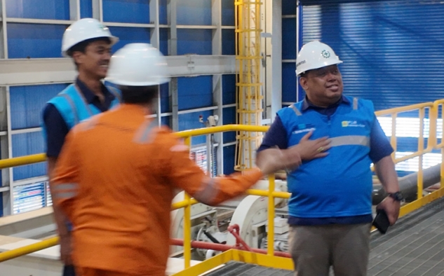 Rayakan Idullfitri Tanpa Kendala, Direktorat Manajemen Kebangkitan PLN Tinjau Kesiapan PLTGU Tambak Lorok