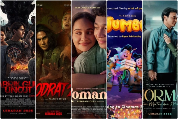 Lima Film Indonesia Tayang Serentak di Lebaran 2025, Norma Masih Tertinggal Jauh