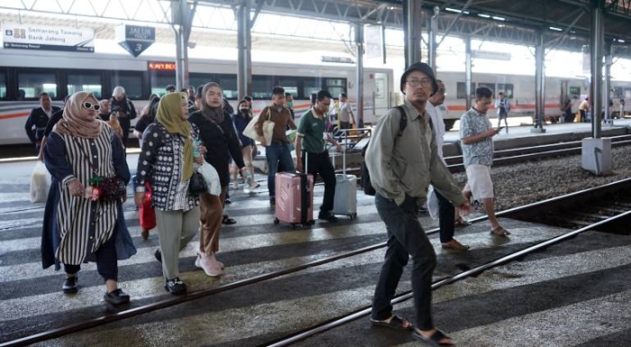 KAI Daop 4 Semarang Berangkatkan 94 Ribu Penumpang selama 3 Hari Arus Balik