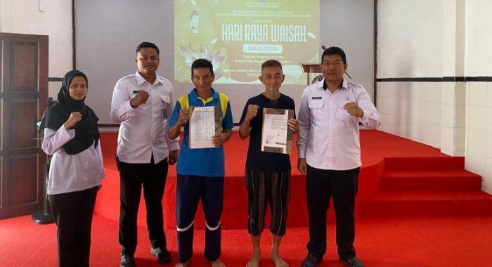 62 Napi Buddha di Jateng Terima Remisi Khusus Waisak