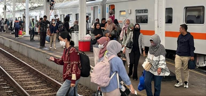Arus Balik Mulai Nampak, Jumlah Penumpang di KAI Daop 5 Purwokerto Tembus Angka Fantastis