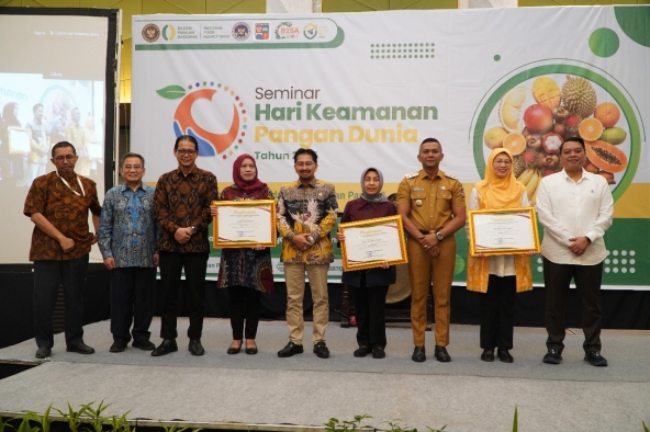 Jateng Raih Penghargaan Indeks Keamanan Pangan Segar dari Bapanas RI