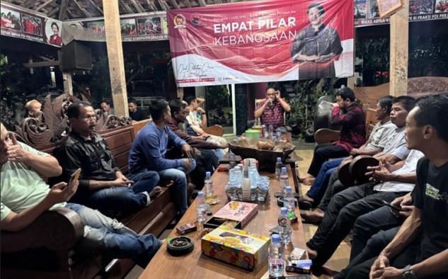 Mbak Pinka Ajak Warga Masaran Sragen untuk Terapkan Ajaran Empat Pilar 