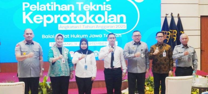 Buka Pelatihan Keprotokolan, Kepala BPSDM Hukum: Protokol Representasi Wajah Institusi