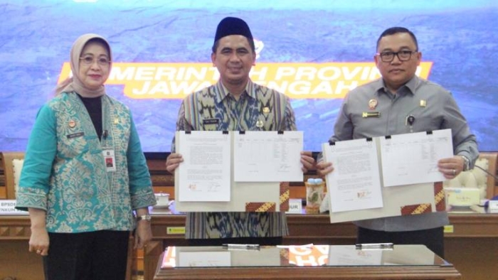 Kemenkum Jateng-Pemprov Kerjasama Pembinaan Hukum
