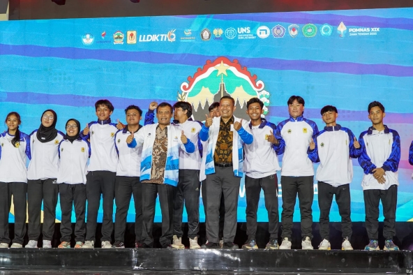 Mendiktisaintek Buka POMNAS XIX 2025 Jawa Tengah di Muladi Dome Undip