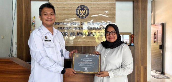Kanwil Ditjenpas Jateng Raih Penghargaan IKPA Semester I 2025