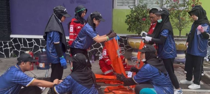 KSR FKM Undip Gelar Simulasi Kampus Siaga Bencana