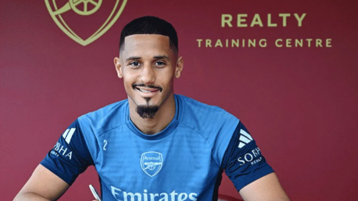 Arsenal Perpanjang Kontrak William Saliba Hingga 2030