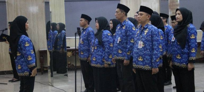 Semangat Persatuan Warnai Upacara Peringatan Hari Sumpah Pemuda ke-97 di Kanwil Kemenkum Jateng