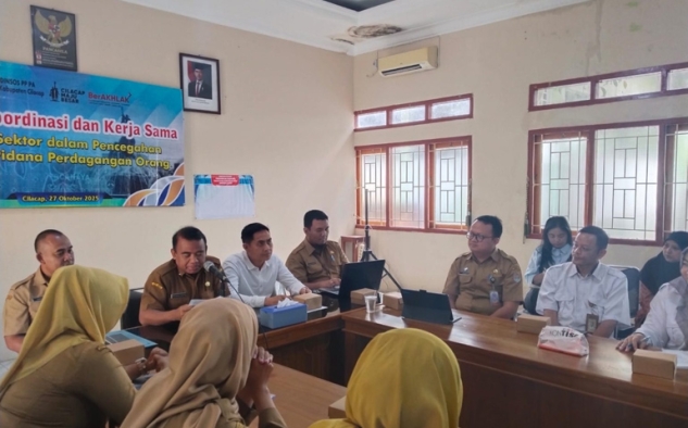 Cegah TPPO, Pemkab Cilacap Adakan Rakor Lintas Sektoral