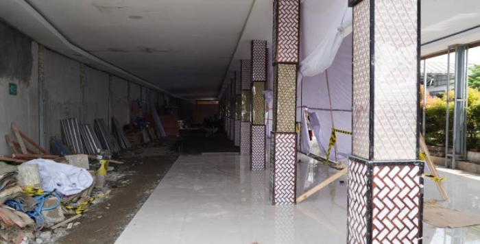 Tingkatkan Pelayanan, KAI Daop 5 Perbaiki Lantai dan Akses Pintu Barat Stasiun Purwokerto