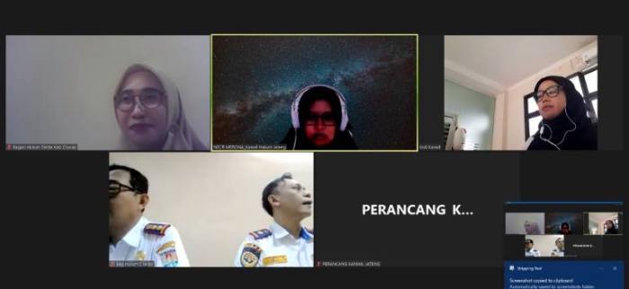 Kemenkum Jateng Gelar Rapat Harmonisasi Enam Raperbup Cilacap