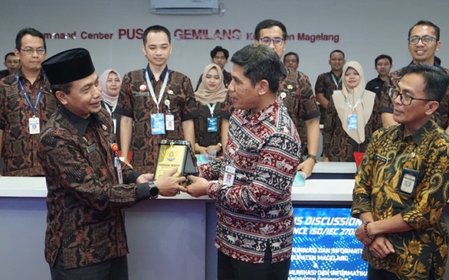 Diskominfo Grobogan Kunker ke Kab Magelang Bahas Surveillance ISO 27001:2022