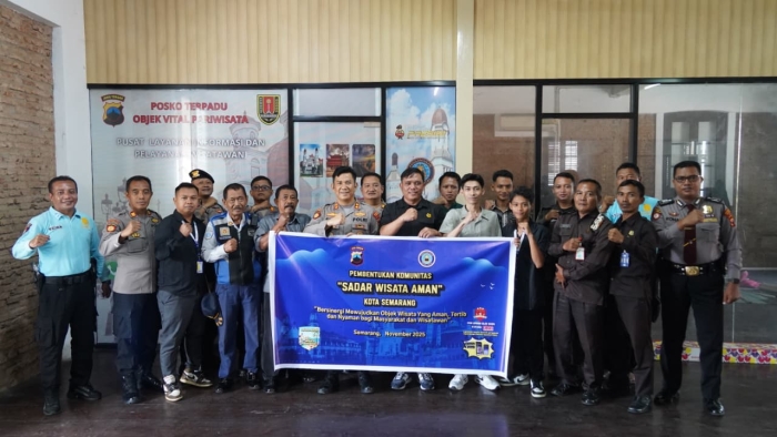 Kasatpamobvit Polrestabes Semarang Inisiasi Pembentukan Komunitas “Sadar Wisata Aman” di Kawasan Kota Lama