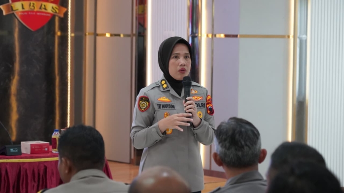 Kabag SDM Polrestabes Semarang Sosialisasi Pelaporan Data Ketahanan Pangan Bhabinkamtibmas via Aplikasi PETUGAS LIBAS