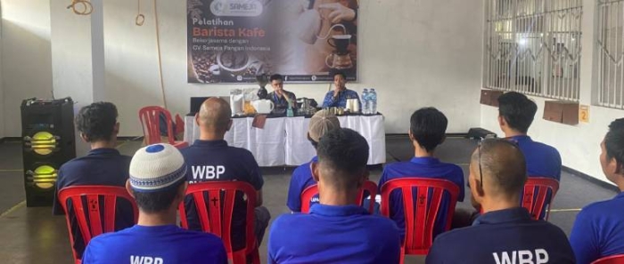 10 Napi Lapas Semarang Ikuti Pelatihan Barista