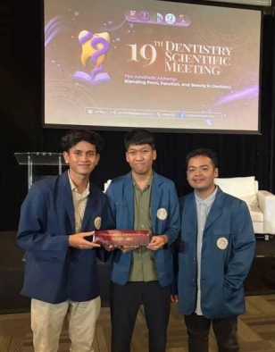 Mahasiswa FKG UNAIR Raih Juara 3 di National Dental Science Olympiad 2025