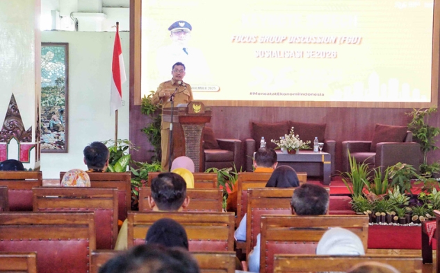 Bupati Magelang Data Sensus Ekonomi Penting untuk Rancang Program Pembangunan