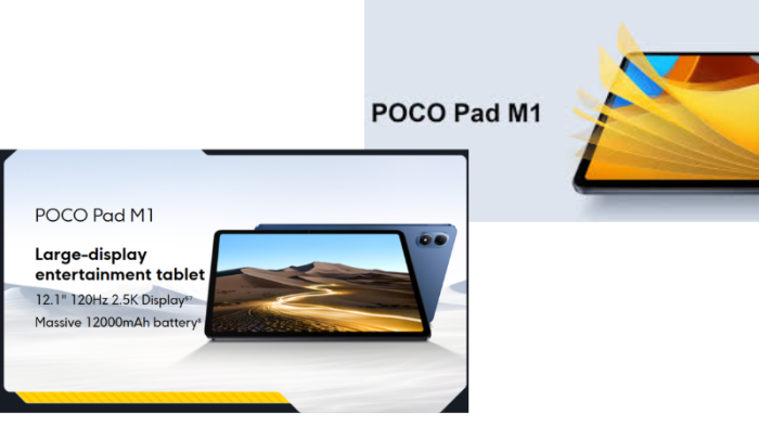 Poco Siap Rilis Poco Pad M1 secara Global, Ungkap Baterai 12.000mAh dan Layar 120Hz