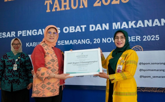 Wujudkan Pangan Aman di Jateng, BBBPOM di Semarang Dorong Germas Sapa