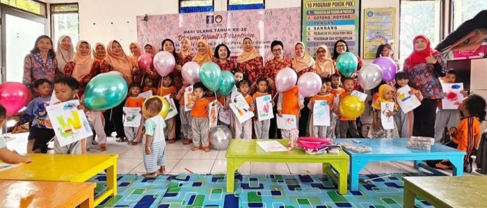 DWP Kanwil Kemenkum Jateng Gelar “DWP Mengajar” di PAUD Mutiara Bugangan Semarang