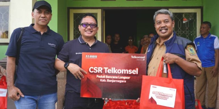 Melalui Program TERRA, Telkomsel Ajak Warga Situkung Banjarnegara Bangkit Pasca Longsor