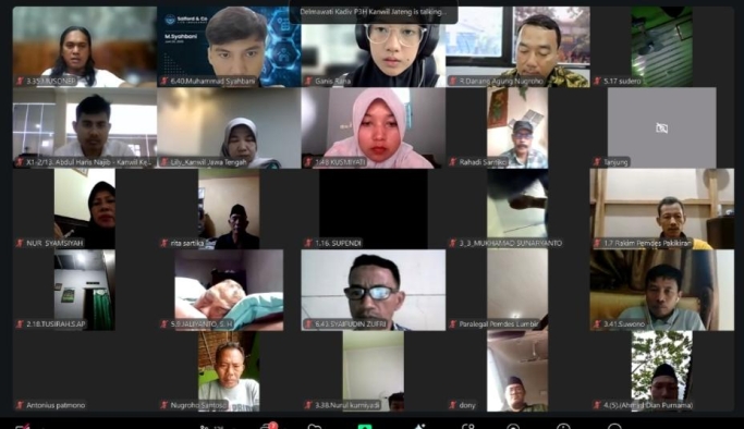 Kemenkum Jateng Bekali Paralegal dengan Pemahaman KUHP Baru