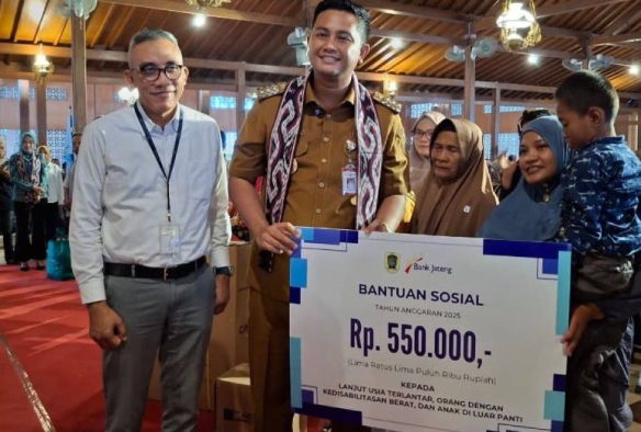 Bank Jateng Permudah Akses Bantuan Sosial Pemkab Klaten