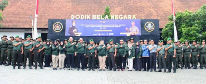 157 Peserta Ikuti Pelatihan Wawasan Kebangsaan dan Bela Negara di Rindam IV Diponegoro