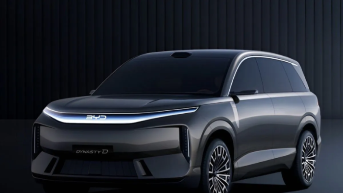 BYD Siapkan SUV Mewah Tiga Baris Dynasty-D, Meluncur 2026