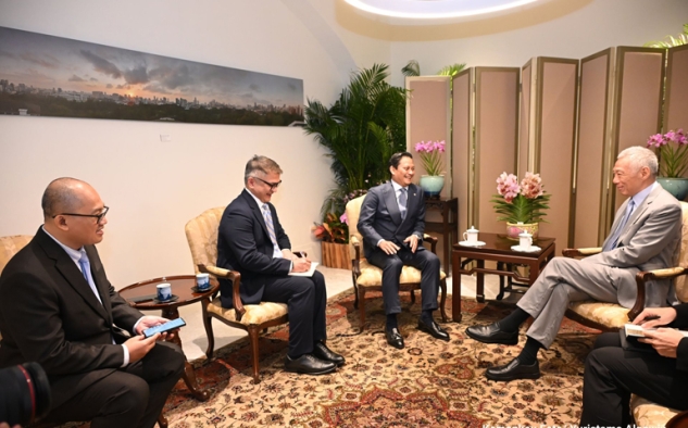 Wamenkeu Thomas Temui Senior Minister Singapura Lee Hsien Loong