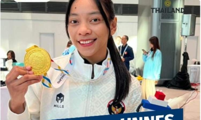 Mahasiswi Unnes Raih Medali Emas di Sea Games