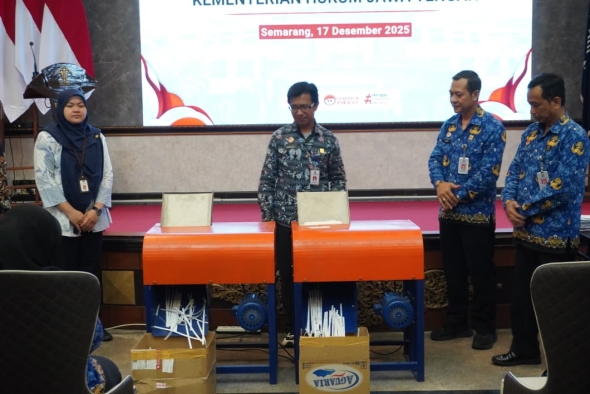 Kemenkum Jateng Musnahkan Fisik Subtantif Arsip