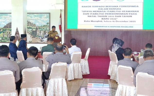 Siapkan Nataru agar Berjalan Lancar, Pemkab Magelang Gelar Rakor Terpadu