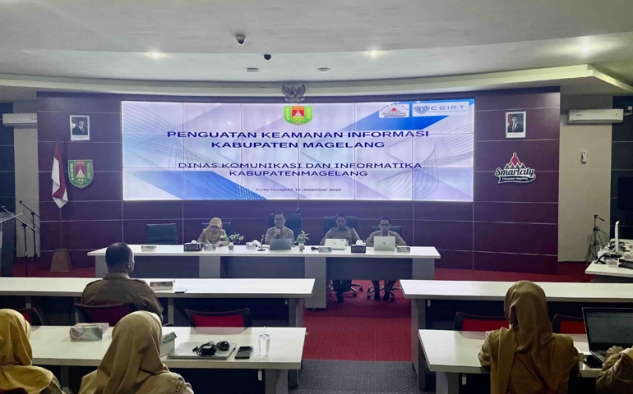 Tingkatkan Kesadaran Perangkat Daerah, Pemkab Magelang Adakan Sosialisasi Penguatan Keamanan Data dan Informasi