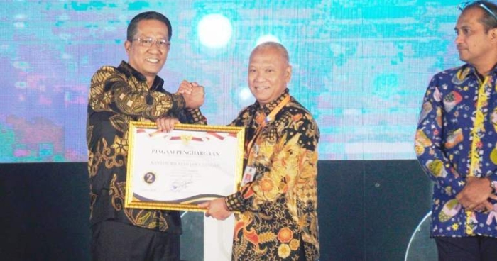 Kemenkum Jateng Raih Penghargaan Kinerja Terbaik