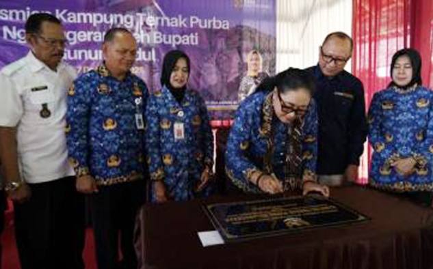 Dorong Peternakan, Bupati Gunungkidul Resmikan Kampung Ternak Purba Nglanggeran